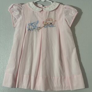 Charming Pink +Kids Dress with Embroidery